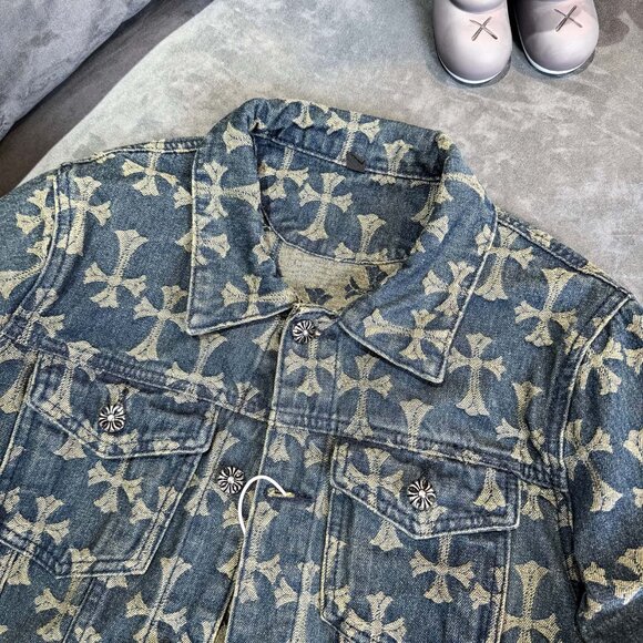 Chrome Hearts Double-Sided Logo Denim Jacket - Picture 3 of 9